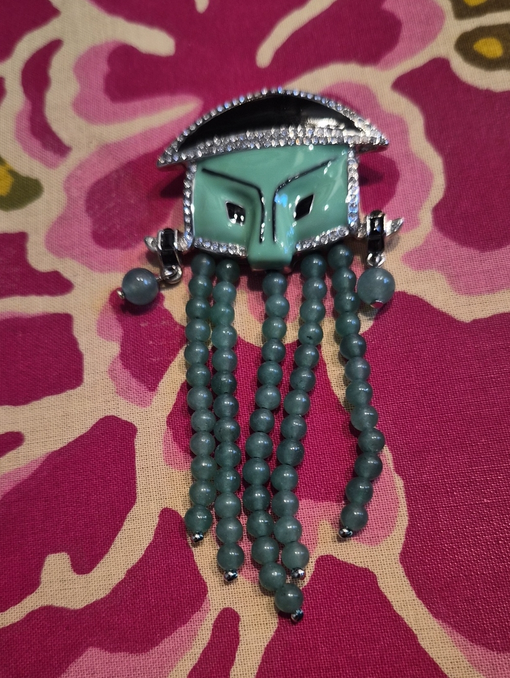 ASIAN INSPIRED BROOCH C.1900's